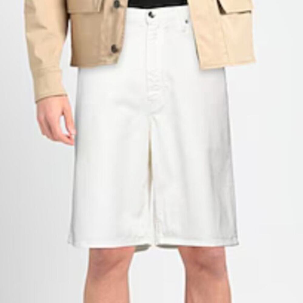 Off-White white Denim shorts 30